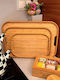 SteweHome Bamboo Δίσκος Σερβιρίσματος 45x33x33cm 3τμχ