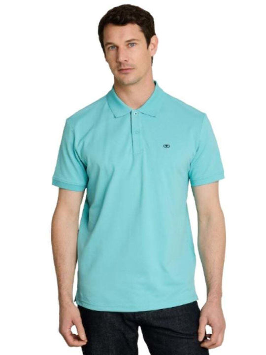 Tom Tailor Basic Polo Μπλούζα River Teal