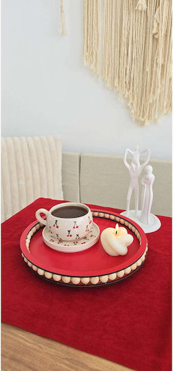 SteweHome Дървен Сервиращ Диск 25x20см