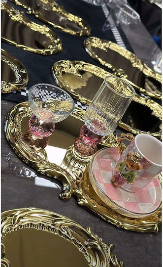 SteweHome Аноксидируем Сервиращ Диск 20x30см 6 Бройки