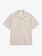 Kurzärmeliges Herrenhemd Beige