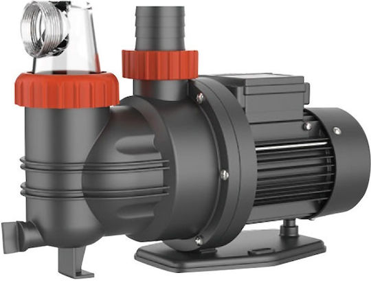 Leo Group XKP450-2M Басейнова Помпа Филтърно Кафе Едната Фаза с Мощност 0.6hp и Максимален Дебит Вода 9 lt/h Черен / Оранжев