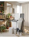 SteweHome Set Coșuri de Rufe din Plastic 90l Alb