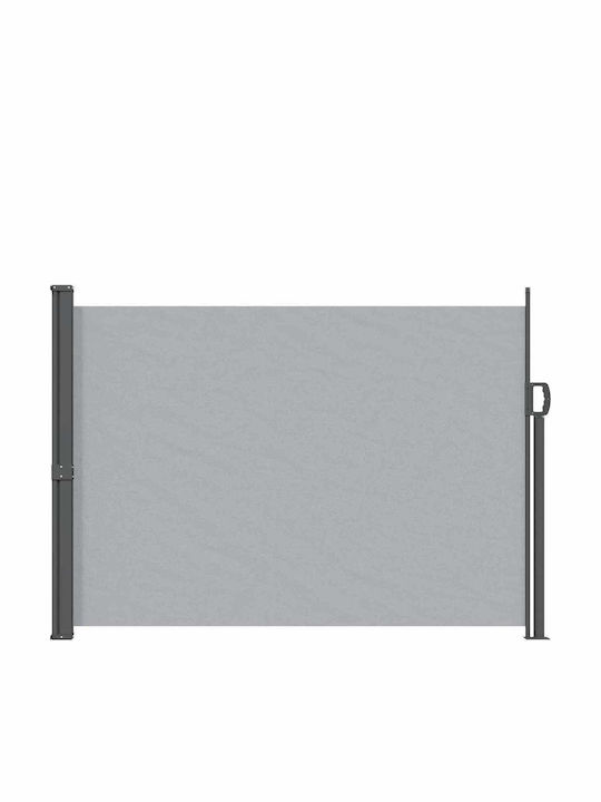 vidaXL Seitliche Markise Terrasse Grau 1.2x3m