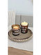 SteweHome Decorative Tray Wooden 25x20cm