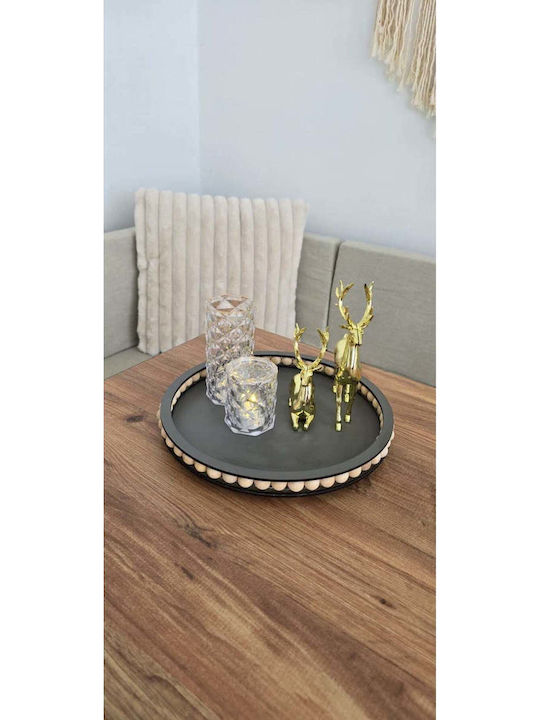 SteweHome Decorative Tray Wooden 12x25cm