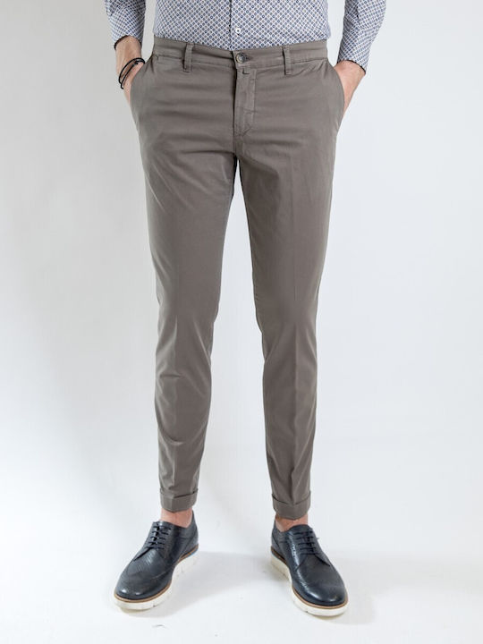 Παντελόνι Chino σε Skinny Εφαρμογή Γκρι