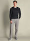 Chino Trousers Elastic Slim Fit Light Grey