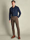 Men's Chino Trousers Elastic Slim Fit Brown TRC0274/Mocha