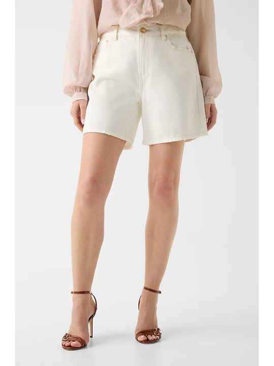 Women's Jean Shorts Ecru