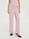 Women's High Rise Pantaloons in Relaxed Fit Dusty Pink