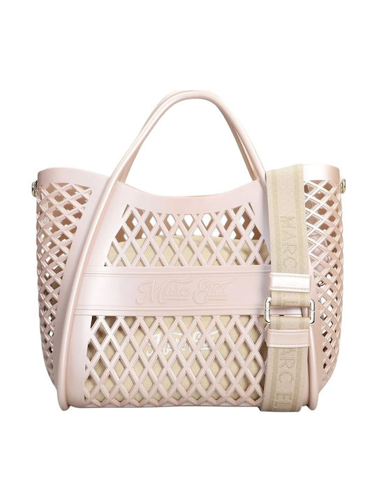 Women's Shoulder Bag Pink Gold
