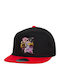 Lionel Messi Miami Flat Snapback Cap Black Red 100% Cotton Unisex One Size