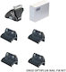 Πόδια Άκρα Μπάρες Οροφής Cruz Optiplus Rail Fix 936-669 Ford Everest 2015-2022 Ενσωματωμένο Railing Σετ 4 Τεμάχια