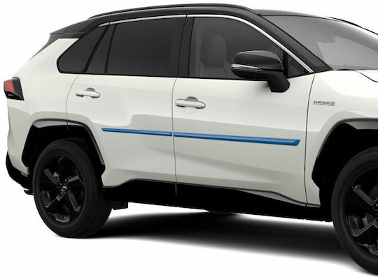 Toyota Genuine Side Protection 8w9 Cyan Metallic 4 Pieces Rav4 2018-2024