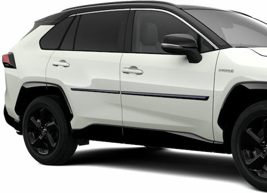 Toyota Genuine Side Protection 8x8 Dark Blue Metallic 4 Pieces Rav4 2018-2024