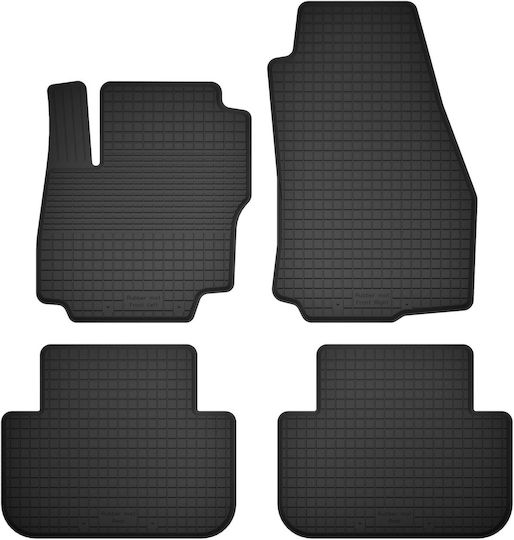 Car Rubber Mats Set 4 Pcs Universal Ford S-max Mk2 Minivan 2015