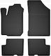 Car Rubber Mats Set 4 Pcs Universal Dacia Logan Ii Sedan Estate 2012