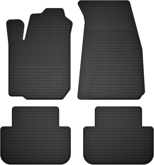 Car Rubber Mats Set 4 Pcs Universal Porsche Panamera Fastback 2009-2016