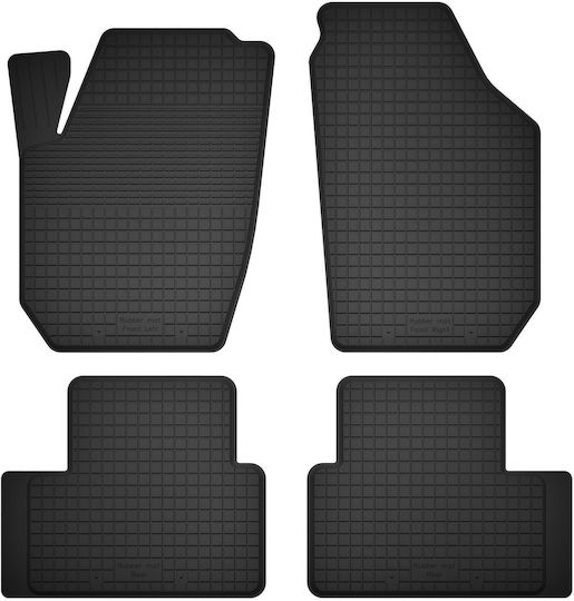 Car Rubber Mats Set 4 Pcs Universal Volvo S80 I Sedan 1998-2006