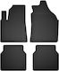 Car Rubber Mats Set 4 Pcs Universal Opel Crossland X Crossover 2017