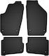 Rubber Mats Set Volkswagen Polo Iv 9n Hatchback From 2001 To 2009