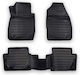 Psn Комплект Отпред И Отзад Килими За Кола 4 Бр За Ford Fiesta / Edge 2002-2008 Черни
