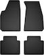 Car Rubber Mats Set 4 Pcs Universal Tesla S I Sedan 2012-2016