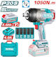 Total Безчетков Акумулаторен Гайковерт 20V с Гн...