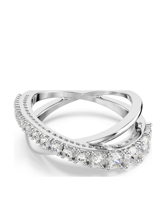 Swarovski Swarovski Damenring mit Steinen Vergoldet