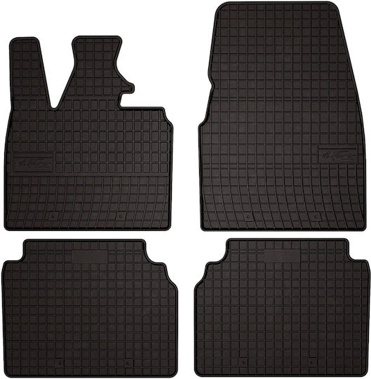 Rubber Car Mats Bmw I3 L01 Hatchback 2013 Black Fitted