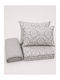 Comfort Bed Sheet Set with 1 Pillowcase King Size 270x220cm Grey (4 Pieces)