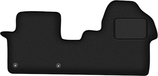 Velour Driver Mat Peugeot Expert Iii Van 2016 Black