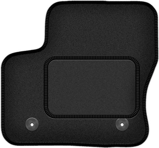 Velour Driver Mat Ford Transit Connect Van 2013-2017 Black