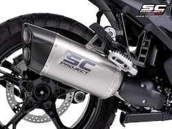 Τελικό Εξάτμισης Sc-project Adventure-r Bmw R 1300 Gs Τιτάνιο-carbon Oem Πλαϊνές Βαλίτσες