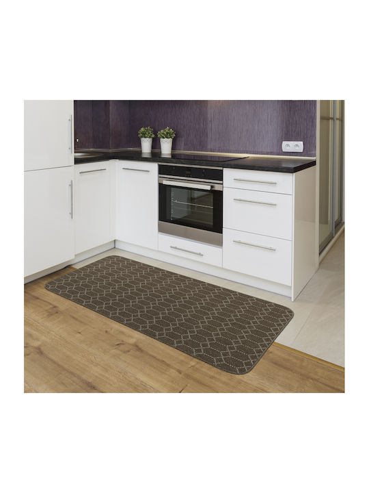 Nikotex Carpets Неслизаща Кухненска Пътека Belmont Кафяво-Бежово 80x150