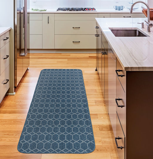 Nikotex Carpets Αντιολισθητικό Πατάκι Διάδρομος Κουζίνας Belmont Μπλε-ζαχαρί 67x200 Nikotex Carpets Αντιολισθητικό Πατάκι Διάδρομος Κουζίνας Belmont Μπλε-ζαχαρί 67x200