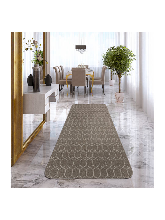 Nikotex Carpets Неслизаща Постелка Коридор Кухня Belmont Мока-Захарен 80x200