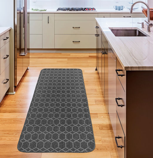 Nikotex Carpets Неслизаща Кухненска Пътека Belmont Въглено-Сахарна 67x200 Nikotex Carpets Неслизаща Кухненска Пътека Belmont Въглено-Сахарна 67x200