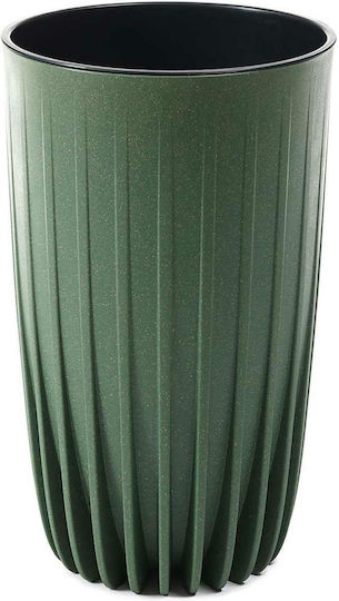 HowHomely Hölzernes Vase Grün
