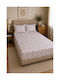 Comfort Single Cotton Sheets Set Purple 270x165cm 3 Pieces