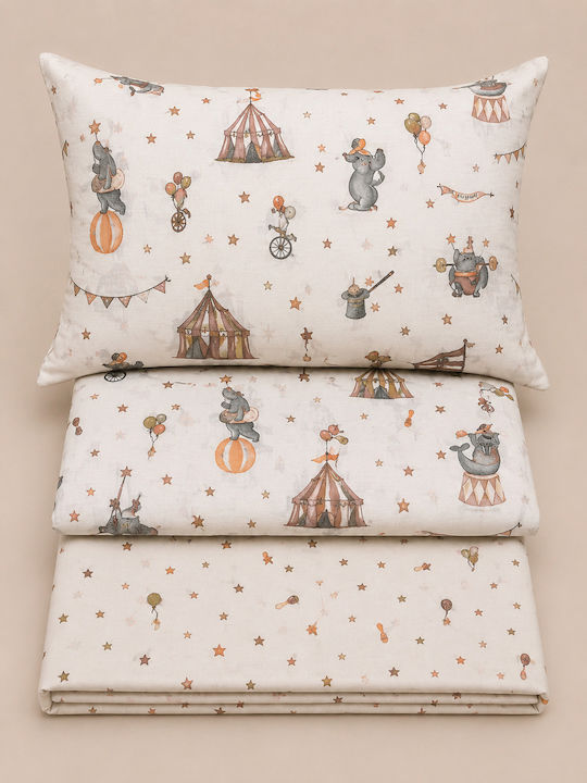 Comfort Σετ Σεντόνια Μονά Βαμβακερά Λευκό 270x165cm 3τμχ