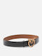 Leather Women's Belt Black