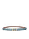 Leather Women's Belt Green