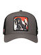 Capslab Jockey Trucker Premium X Naruto Shippuden Ripstop Mesh Cl Ns4 1 Pct Nig Grey-cl Ns4 1 Pct Nig-grey