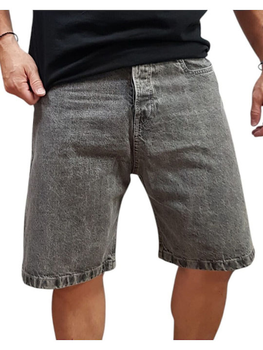 Cover Jeans Ανδρική Βερμούδα Τζιν Grey