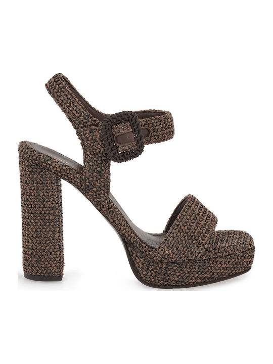 Tsakiris Mallas Brown Sandals