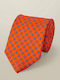 Charles Tyrwhitt Herren Krawatte Seide mit Mustern in Orangen Farbe
