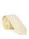 Hugo Men's Silk Tie Printed In Yellow Colour
