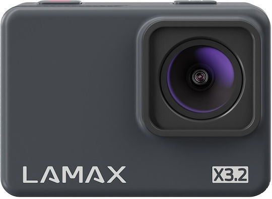 Lamax Екшън Камера X3.2 4K Ultra HD Подводна (с Калъф) с 2" Сензорен Екран и Wi-Fi Черна